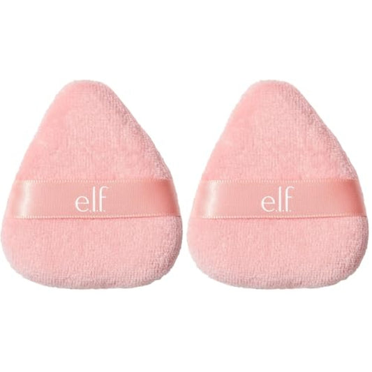 e.l.f. Halo Glow Powder Puff, Soft, Reusable Powder Puff For Applying Loose Or Pressed Powders, Easily Conforms To The Face, Vegan & Cruelty-free  (Pack of 2)