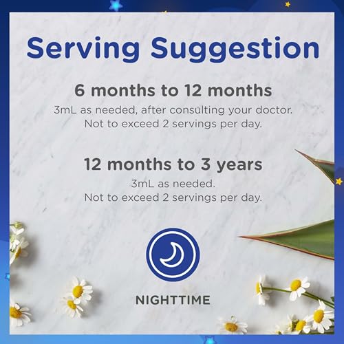 Zarbee's Baby Nighttime Cough Syrup + Immune, Baby Cough Syrup, Organic Agave + Zinc & Chamomile, Cough Syrup for Babies, No Drugs or Artificial Flavors, Natural Agave Taste, 2 fl. oz