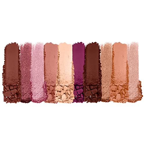 wet n wild Color Icon 10-Pan Eyeshadow Makeup Palette, Long Lasting, Shimmer, Metallic, Glittery, Matte, Rich Smooth Pigment, Cruelty Free - Pink Heart And Sol