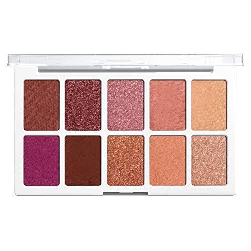 wet n wild Color Icon 10-Pan Eyeshadow Makeup Palette, Long Lasting, Shimmer, Metallic, Glittery, Matte, Rich Smooth Pigment, Cruelty Free - Pink Heart And Sol