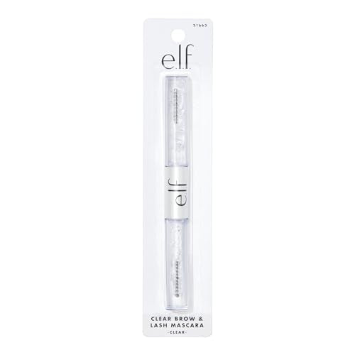 e.l.f. Clear Brow Lash Mascara Clear 4 fl. oz., Crystal, 0.08 Fl Oz 2 Pack