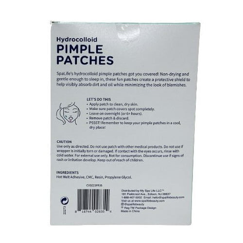 Spalife Hydrocolloid Pimple Patches - 36 Count Jellybean Patches