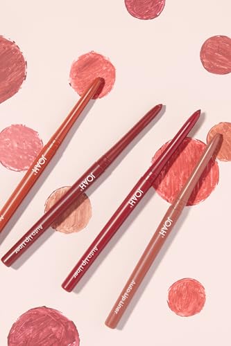 JOAH Auto Lip Liner – Long-Lasting Retractable Creamy Lip Pencil with Matte Finish – Waterproof, Smudge-Proof, and Non-Drying Formula – High Pigment Color for Precise Definition or Full Lip Wear