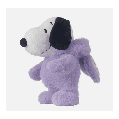 Peanuts Snoopy Plush – Purple Bunny Costume – Easter Spring Decor – 10" Ruz Toy