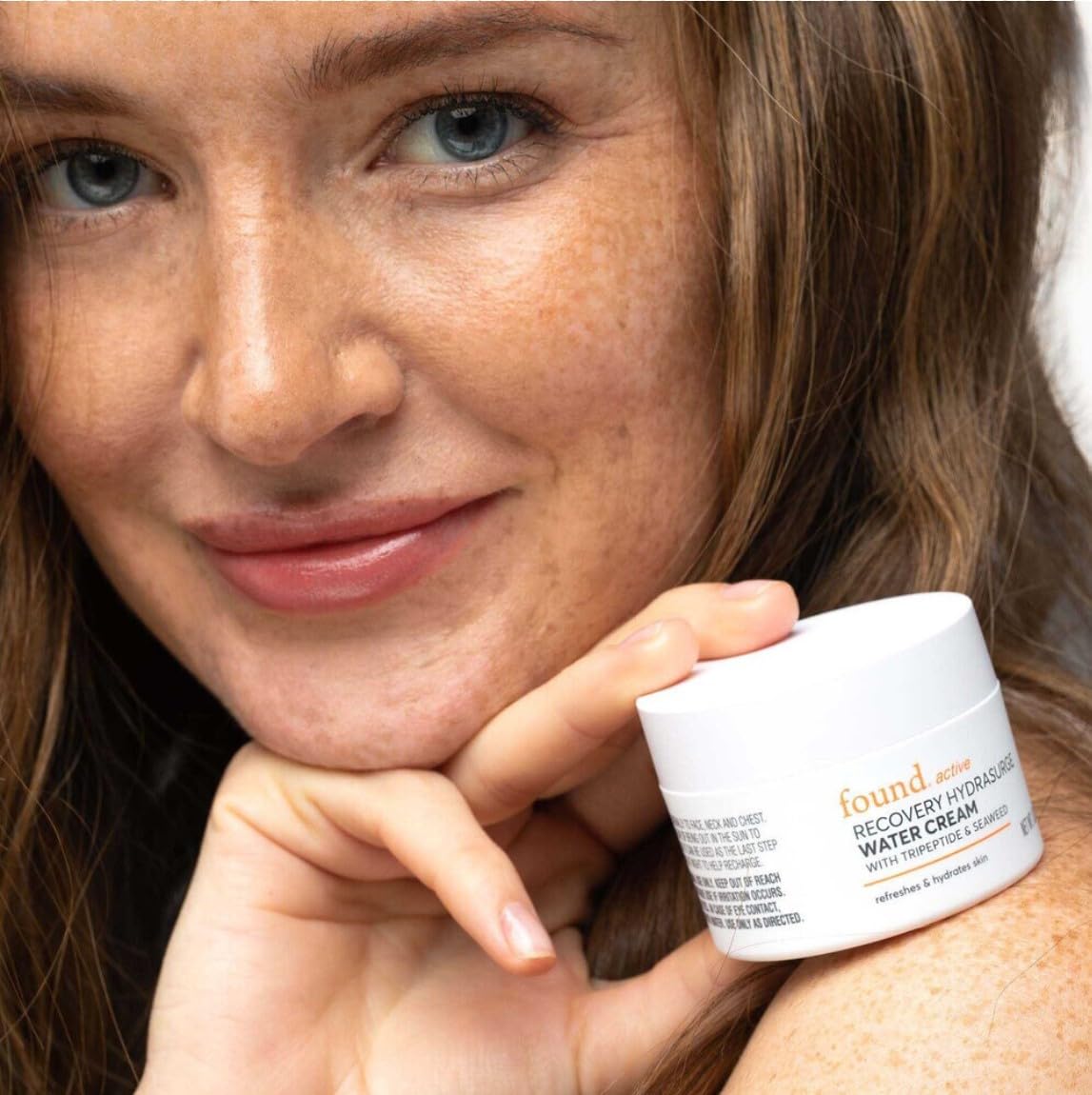 Found Active Recovery HydraSurge Water Cream for Face, Lightweight, Pore-Refining, Refreshes & Hydrates Skin, 1.33 oz.