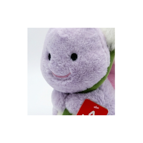 Aurora Dandelion Besties Snail Plush 9 Inch Eco-Friendly Purple Pink Soft Toy