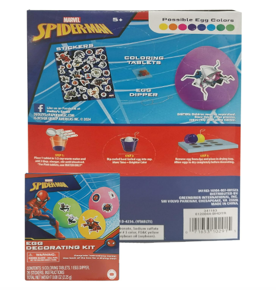 Spider-Man Easter Egg Decorating Kit