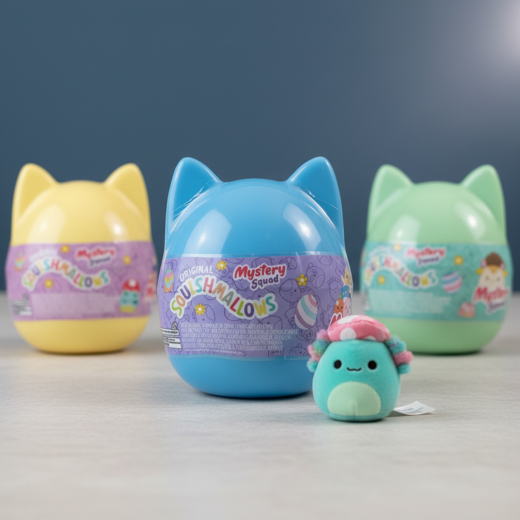 Squishmallows Mystery Squad 4" Blue Capsule Plush New Factory Sealed