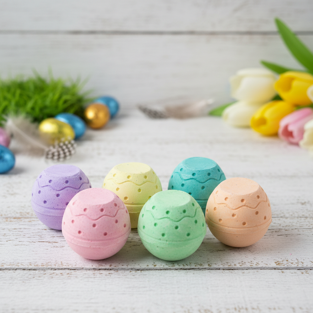 Anker Art Easter Egg Sidewalk Chalk Set 6 Pc Multicolor Pastel Outdoor Art Toy Kids Gift