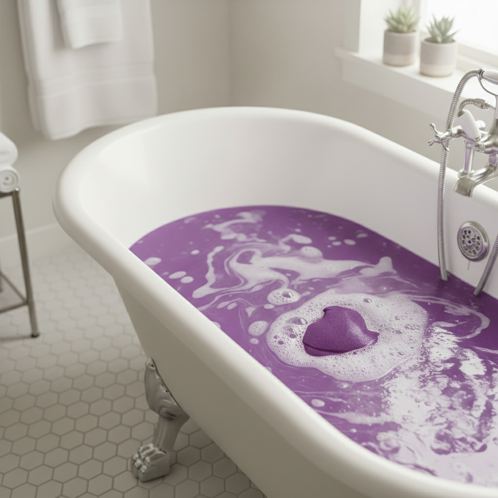 Peeps Chick Shaped Bath Bomb Purple Grape Marshmallow Scented 1.41oz Easter New