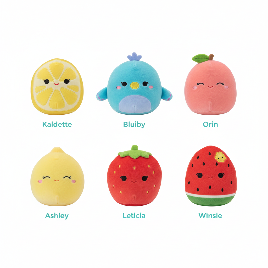 Squishmallows 5 Inch Scented Mystery Squad Plush Blind Bag Kellytoy Collectible