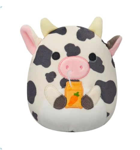 Squishmallows 2025 Original 8-Inch Easter B Squad Plush - Collectible Soft & Squishy Mini Stuffed Animal Toy - Add to Your Squad - Gift for Kids, Girls & Boys (Colin The Spotted Cow)