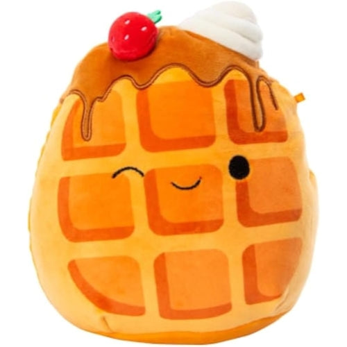 Squishmallows 14" Weaver The Waffle, Medium, Orange Child's Ultra Soft Plush Toy