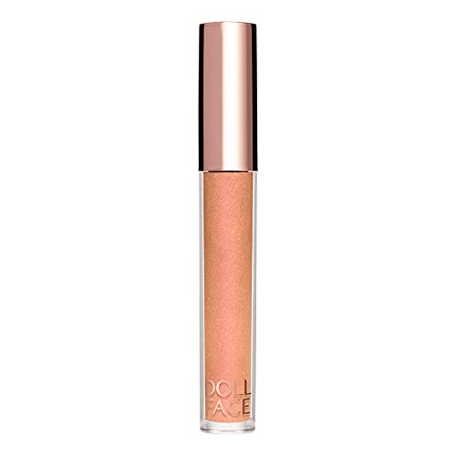 Doll Face, Matte-nificent Metallic Liquid Lip Color Luna Gold, 0.12 Ounce