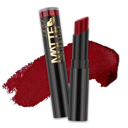 L.A. Girl Matte Flat Velvet Lipstick, Spicy GLC811