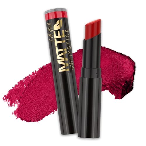 L.A. Girl Matte Flat Velvet Lipstick, Gossip GLC808