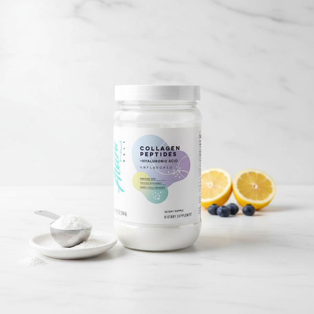 Alani Nu Collagen Peptides Powder UNFLAVORED | 18g Protein | Supports Bone, Skin and Nail Health | Collagen for Women | 80mg of Hyaluronic Acid | Gluten Free | Sugar Free | 14 Servings