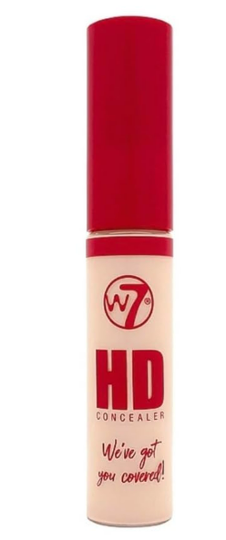W7 HD High Definition Concealer Fair/Light Full Coverage Long Lasting 14ml
