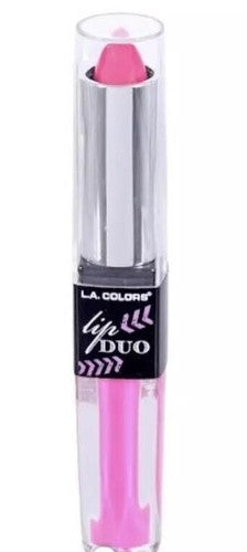 L.A. Colors Lip Duo CLG654 Pink Frenzy Lipstick & High Shine Gloss Brand New