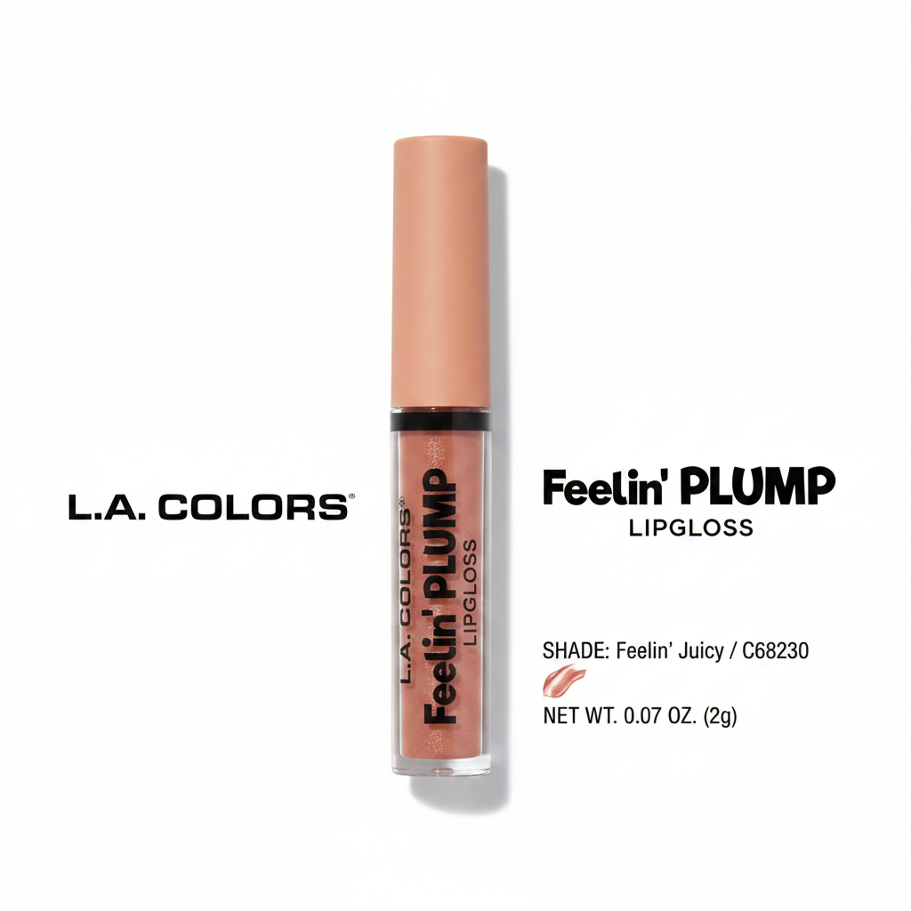 L.A. Colors Feelin' Juicy Lip Gloss High Shine Moisturizing Fruity 0.07 oz
