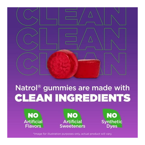 NatrolĀ® Melatonin Gummies, Sleep Support for Adults, Strawberry Flavor, 5mg, 140 Count