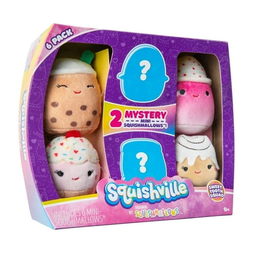 Squishville by Original Squishmallows Sweet Tooth Squad 2-inch Collectable Plush Toys for Kids Ages 3 and up