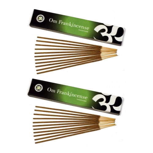 Om Incense Works Natural Fragrance Incense Sticks 2 Pack (15 grams per Box)