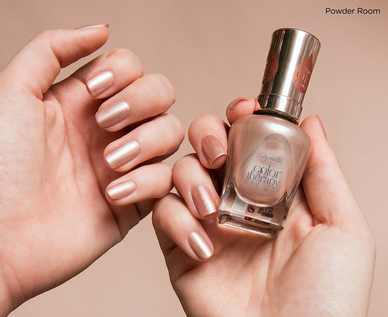 Sally Hansen Color Therapy Nail Polish, Powder Room, Pack of 1