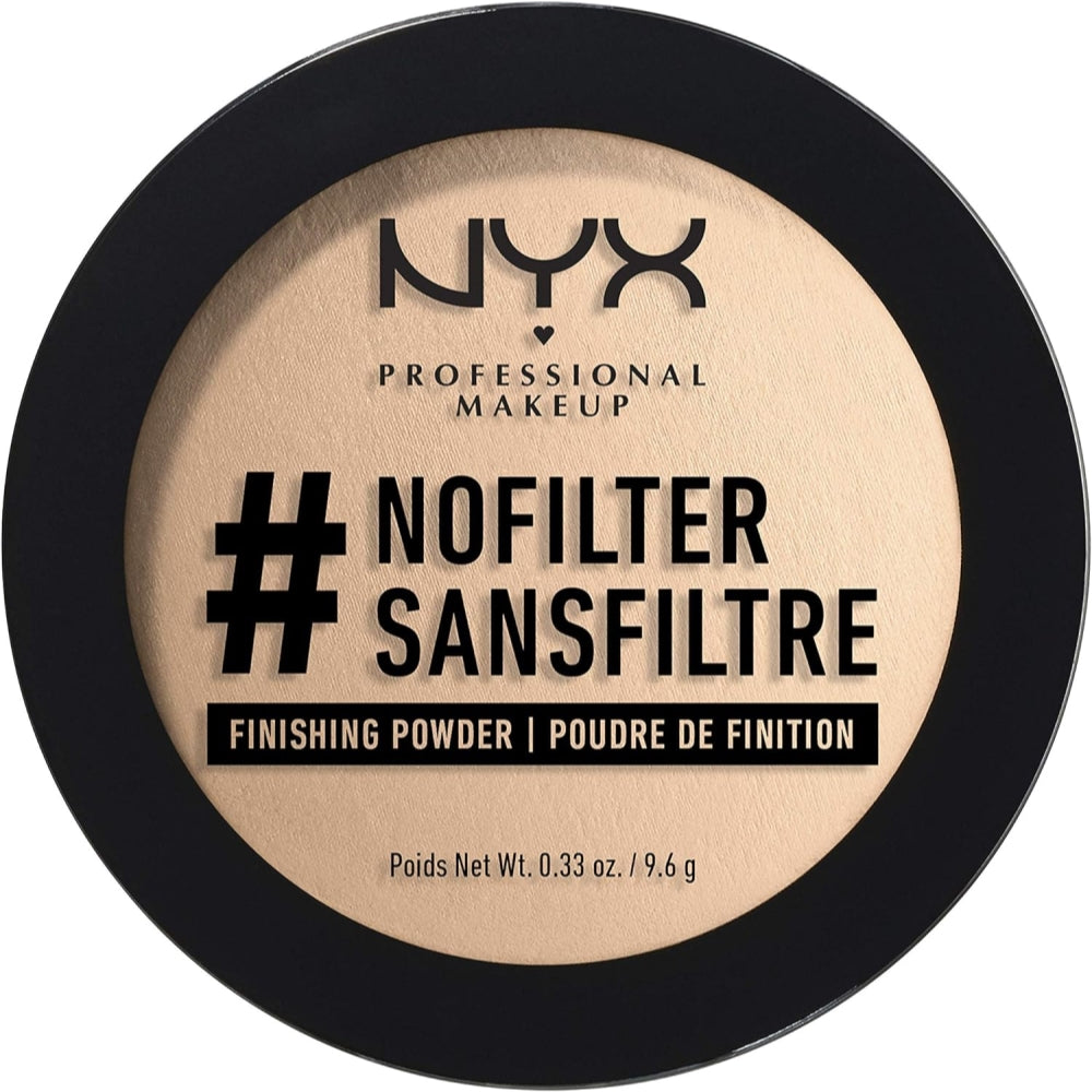 NYX - NoFilter Finishing Powder, Pressed Setting Powder - Medium Olive, 9.6g