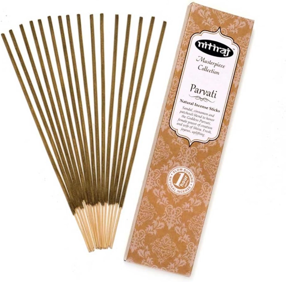 Masterpiece Collection Incense 2-Pack 25gm 1 Hour per Stick Parvati