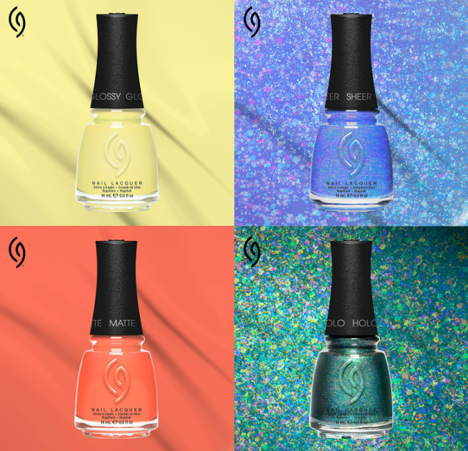 China Glaze Cg Nail Lacquer Kill the Lights – Nude Pink Nail Polish, Quick Dry,