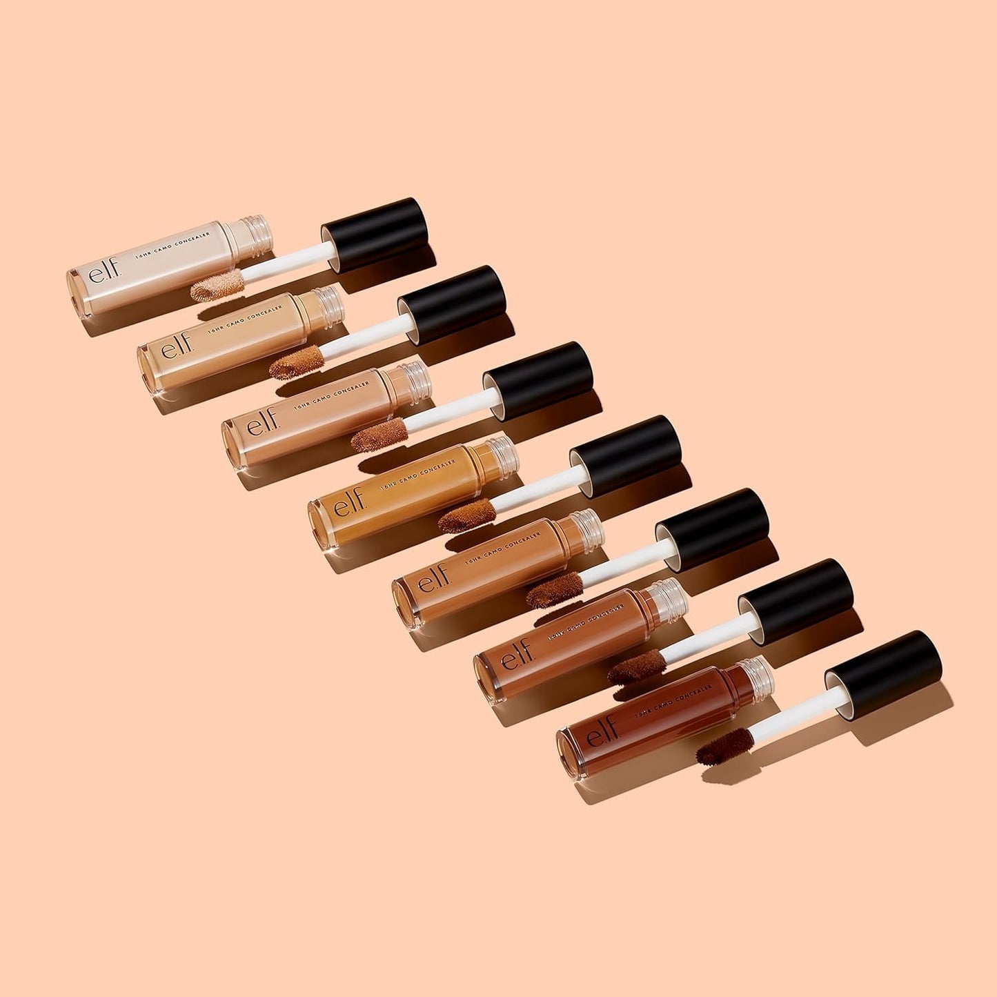 e.l.f. 16HR Camo Concealer, Full Coverage, Matte Finish Under-Eye, Medium Sand