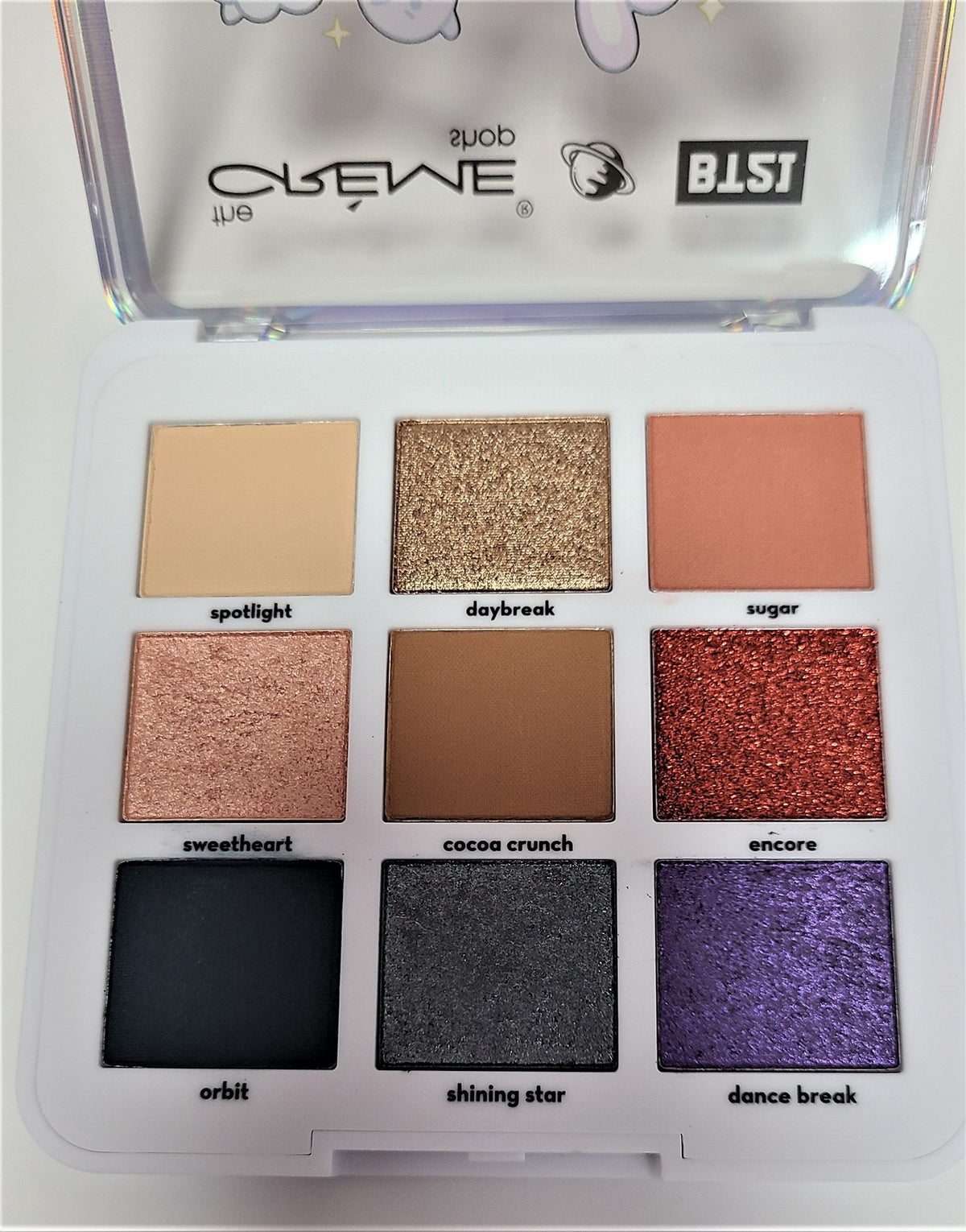 Crème Shop BT21 UNIVERSTAR POP Eyeshadow Palette, 9 Shades
