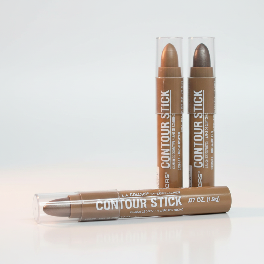 L.A. Colors Contour Stick Highlighter CCS621 Cream Face Sculpting 0.07 oz Makeup