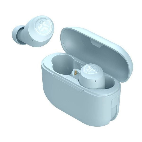 JLab GO Air Pop True Wireless Bluetooth Earbuds, Light Blue