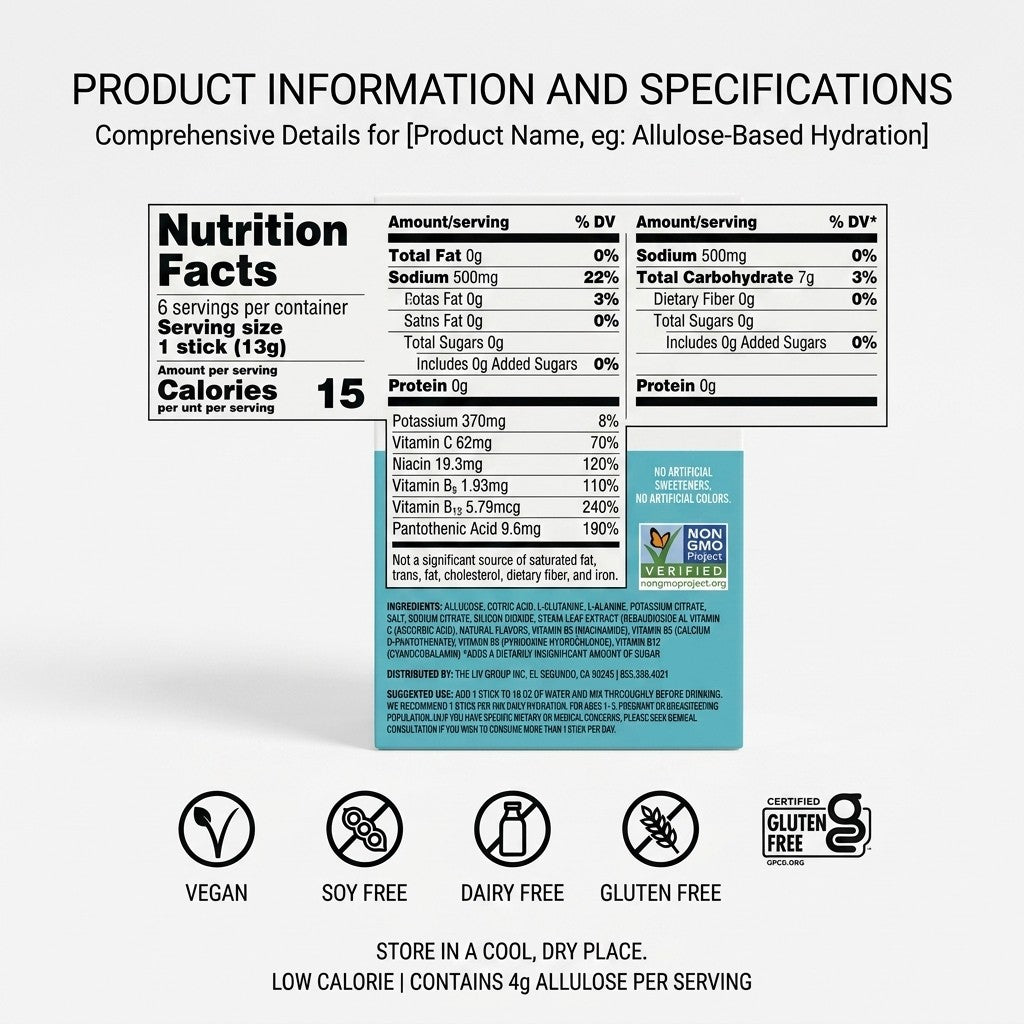 Liquid IV Sugar-Free Strawberry Watermelon Hydration Multiplier 6 Count Pack