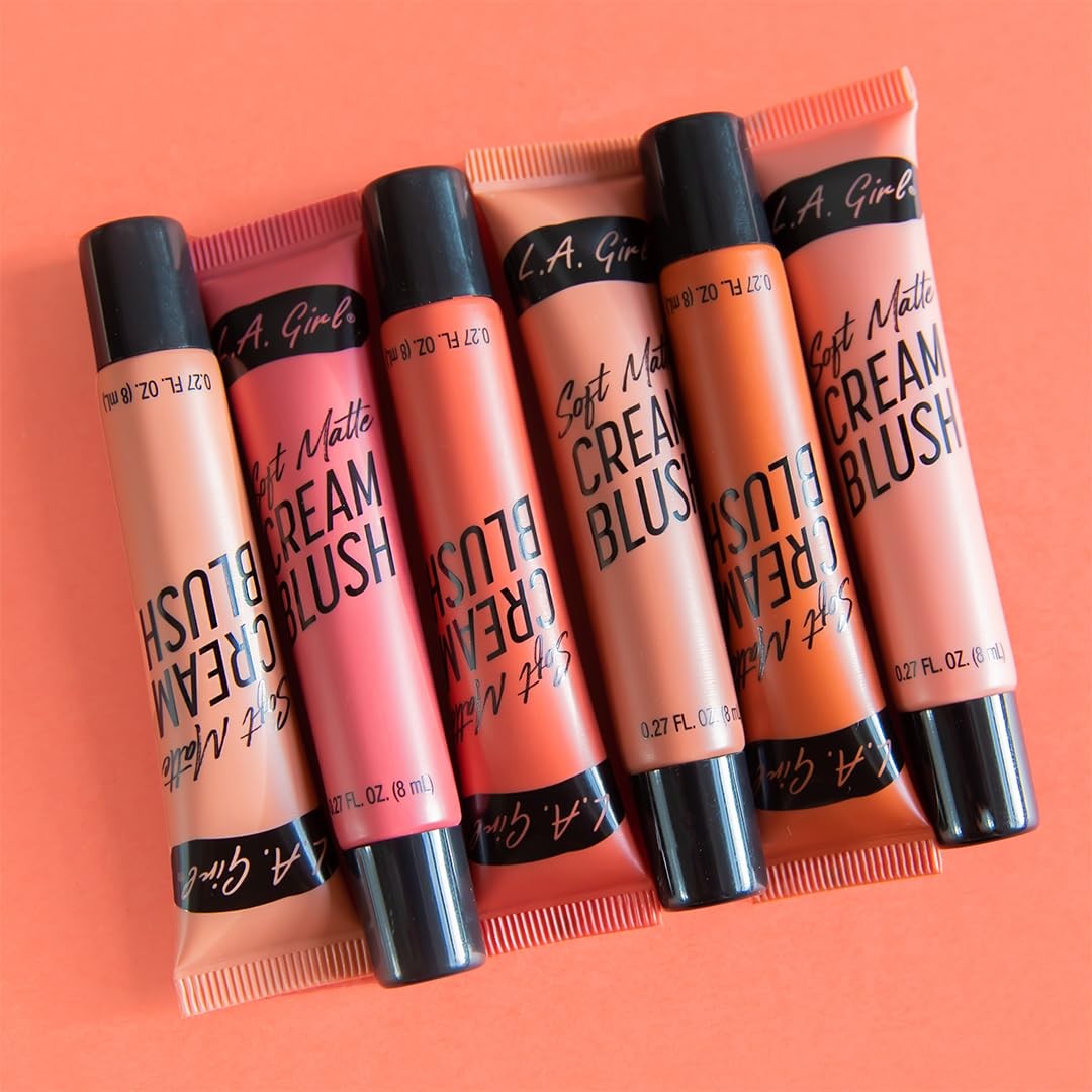 L.A. Girl Soft Matte Cream Blush, Kiss Up GBL444