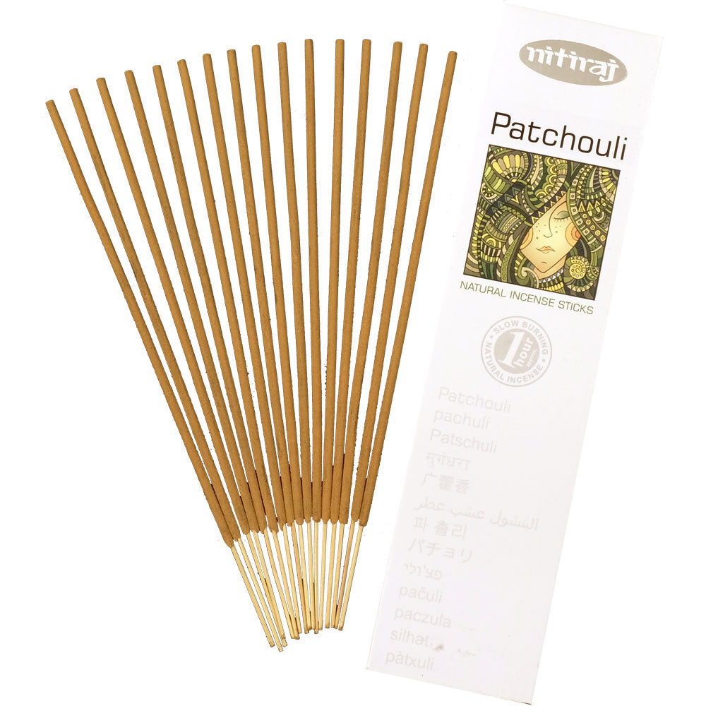 Nitiraj Platinum Natural Incense Sticks Slow Burning 1hr. 2Pack