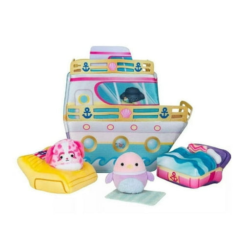 Squishville by Squishmallow Seven Seas Yacht Deluxe Plush Toy Playset