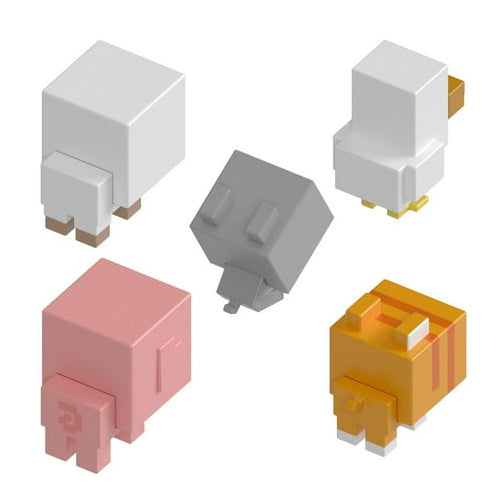 Minecraft Mob Head Minis Farmland Figure 5-Pack