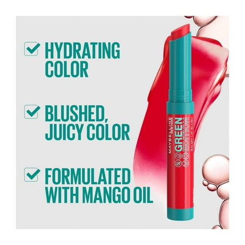 Maybelline Green Edition Balmy Lip Blush with Mango Oil, Flare