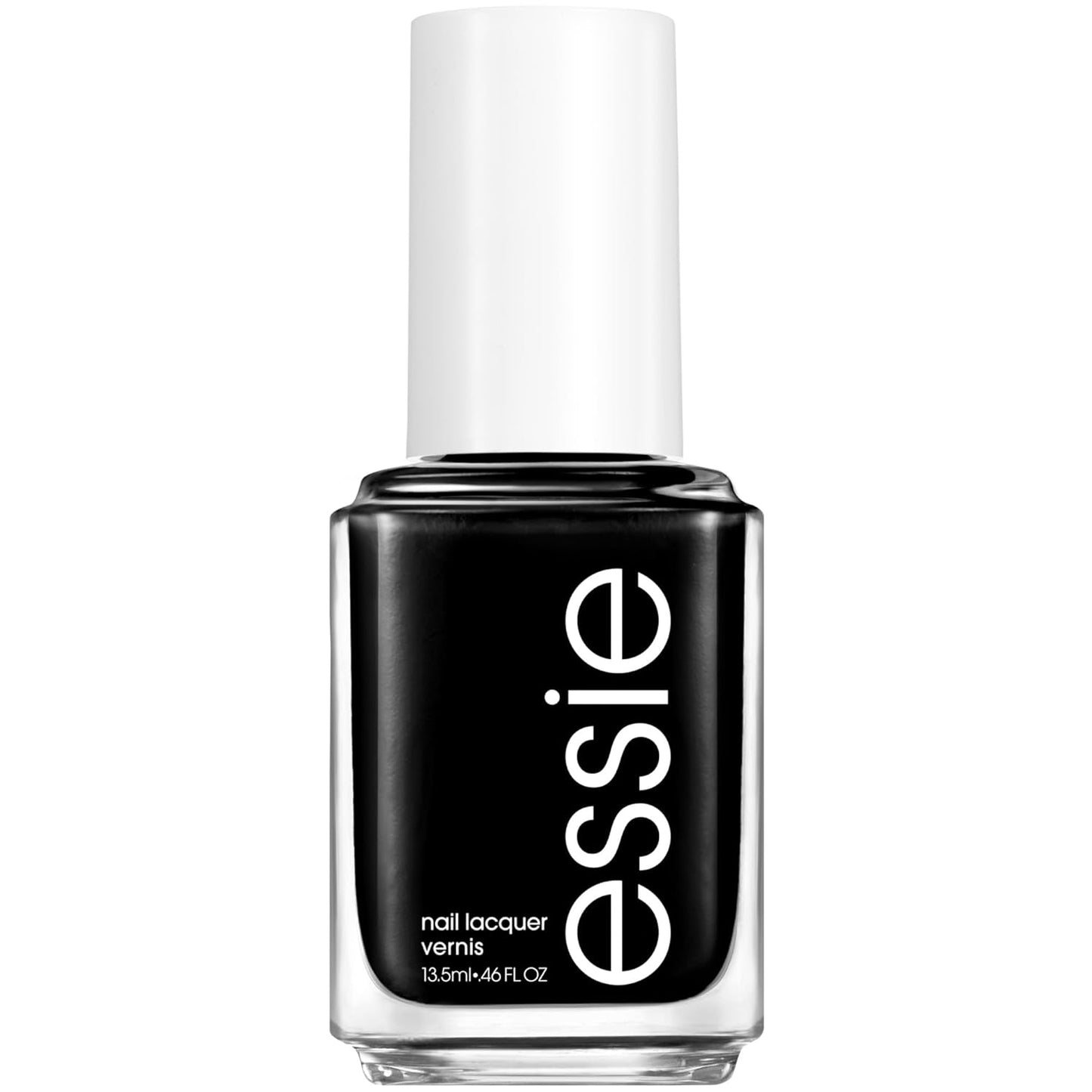 essie Nail Polish, Salon-Quality Black Nail Polish, UnGuilty Pleasures, Vegan, Home By 8, 0.46 fl oz