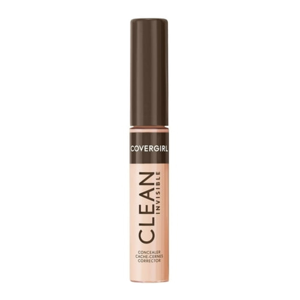 COVERGIRL Clean Invisible Liquid Concealer, 107 Light Beige, 0.23 fl oz