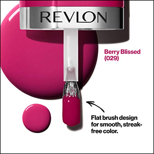 REVLON Ultra HD Snap Nail Polish, Glossy Nail Color, 100% Vegan Formula, Perfect for Spooky Halloween Nails, No Base and Top Coat Needed, 029 Berry Bliss, 0.27 Fl Oz