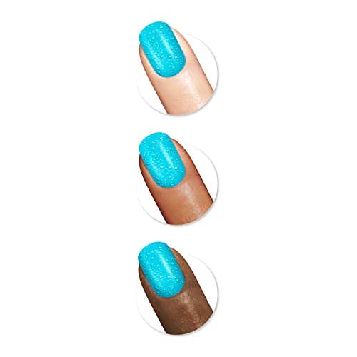 Sally Hansen Insta-Dri x PEEPS® Nail Polish Collection - PEEPS® Blue Chick, Sugary Texture, 0.31 fl oz.