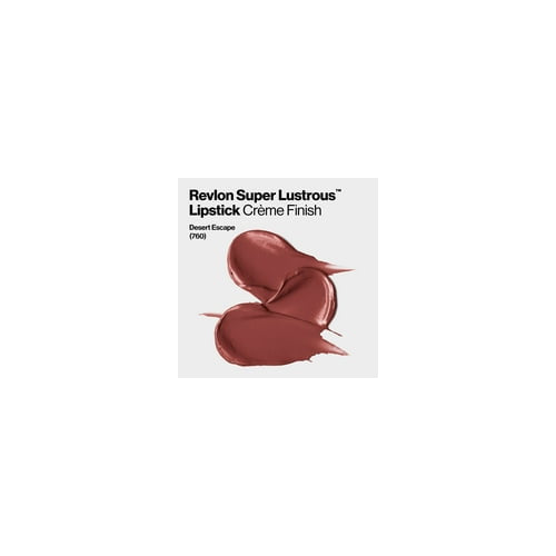 Revlon Super Lustrous Creme Lipstick, Creamy Formula, 760 Desert Escape