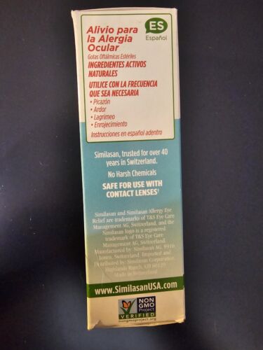 Similasan Allergy Eye Relief - 0.33 fl oz HOMEOPATHIC EXP 4/2025