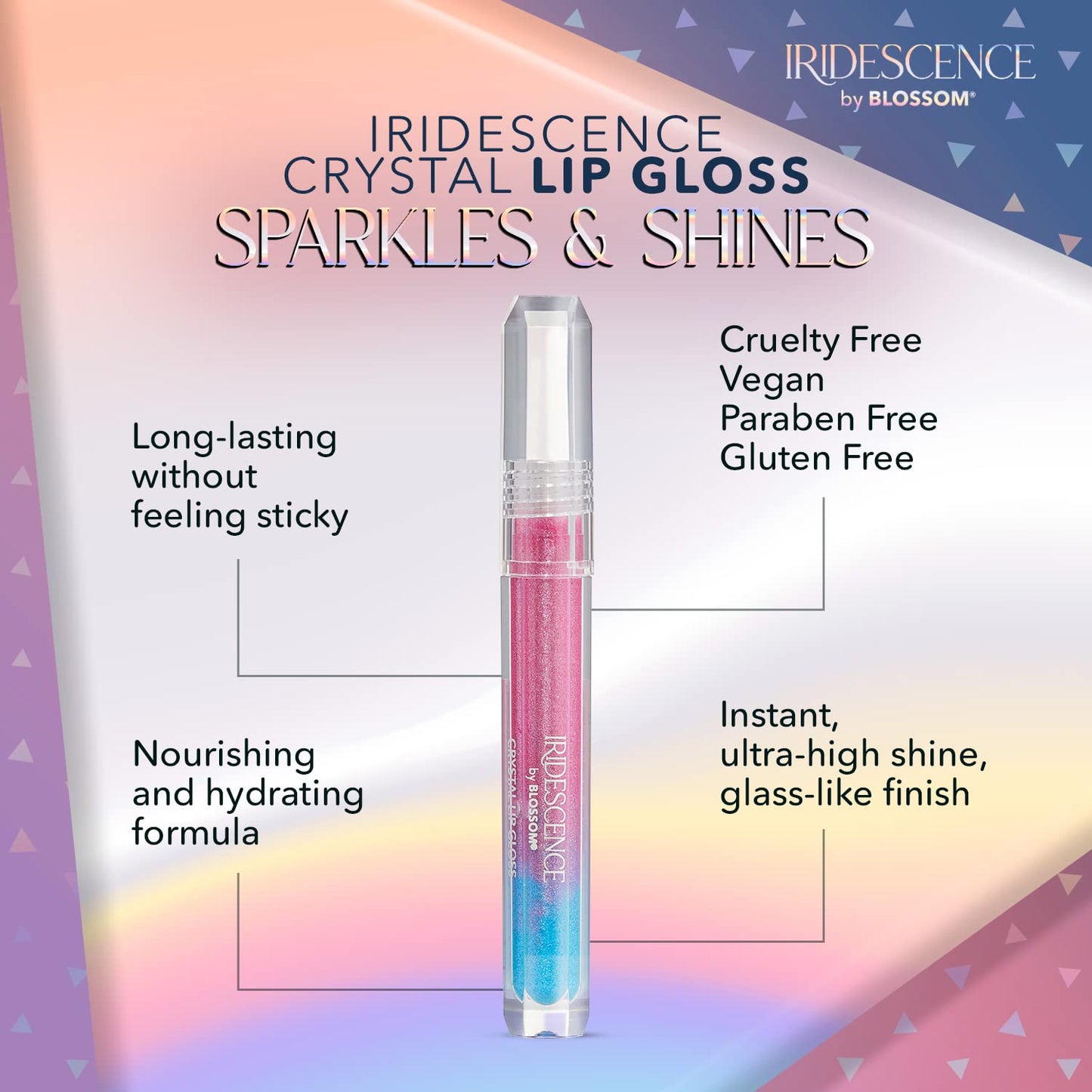 Blossom Iridescence Watermelon Flavored, Longlasting High Gloss, 0.08 fl oz