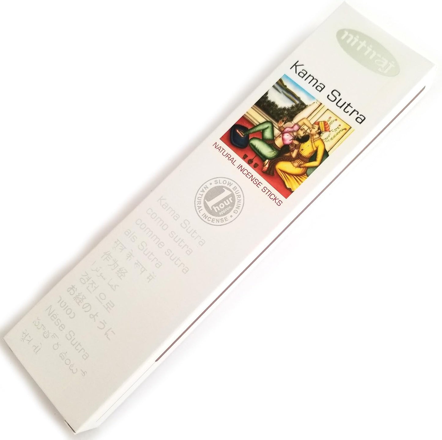Nitiraj Platinum Natural Incense Sticks Slow Burning 1hr. 2Pack