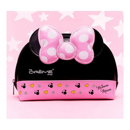 The Crème Shop x Disney Minnie Mouse Pink Travel Makeup Pouch